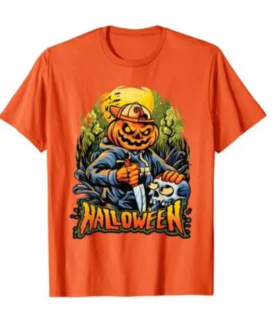 Jack O Lantern Shirt Mockup