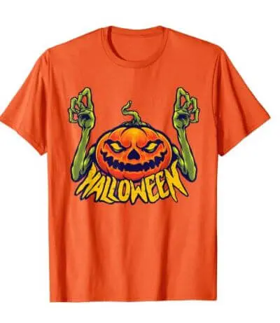 Jack O Lantern Shirt Mockup