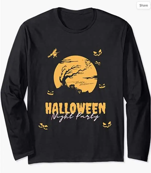 Halloween Long Sleeve T‑Shirt