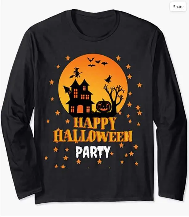 Halloween Long Sleeve T‑Shirt