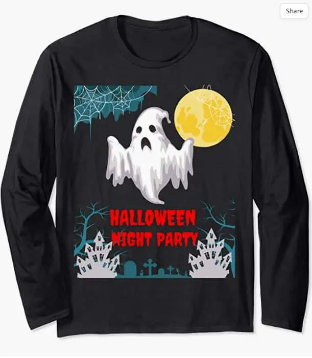 Halloween Long Sleeve T‑Shirt