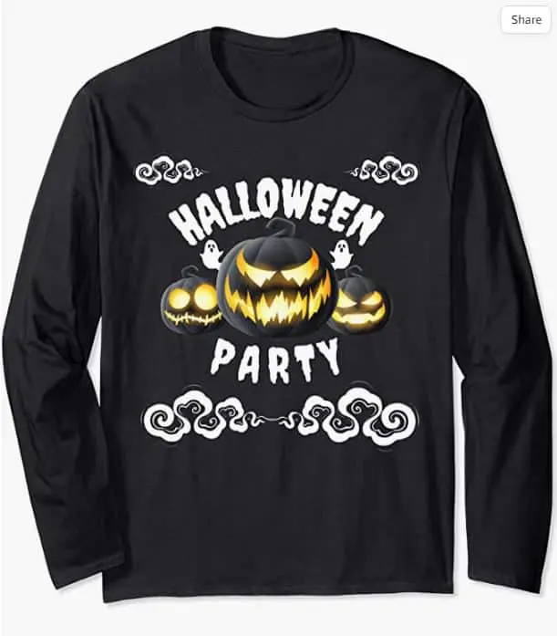 Halloween Long Sleeve T‑Shirt