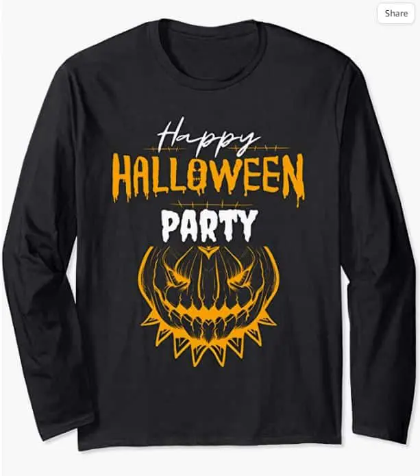 Halloween Long Sleeve T‑Shirt