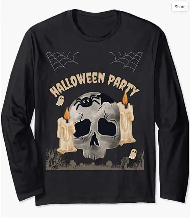 Halloween Long Sleeve T‑Shirt