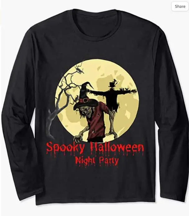 Halloween Long Sleeve T‑Shirt