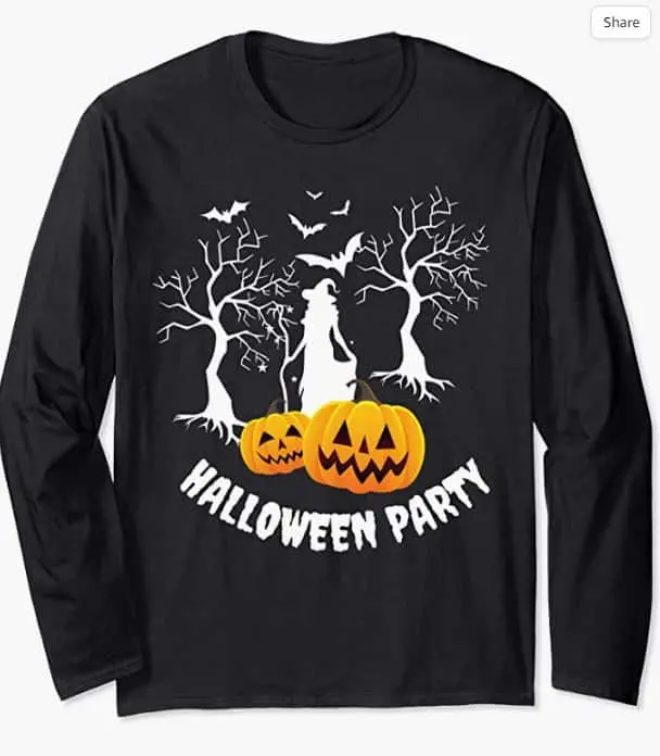 Halloween Long Sleeve T‑Shirt