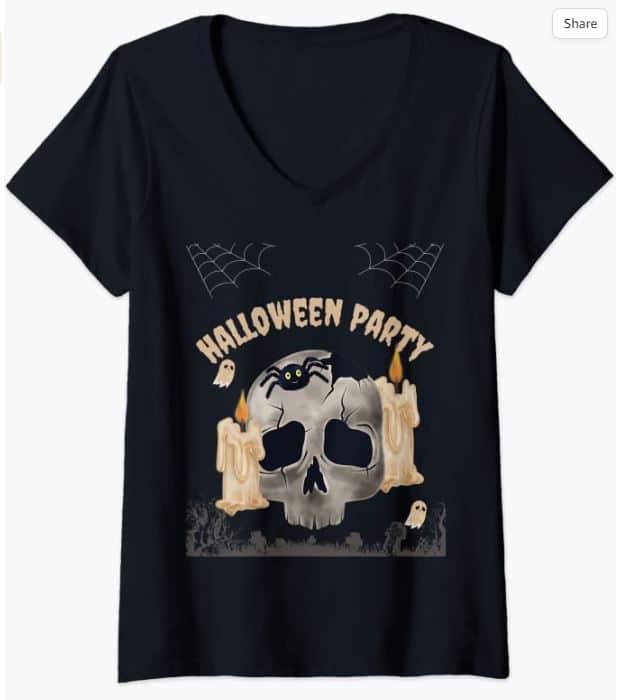 Halloween V-Neck t-Shirts 17