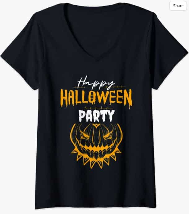 Halloween V-Neck t-Shirts 6