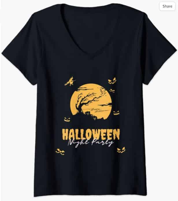 Halloween V-Neck t-Shirts 7